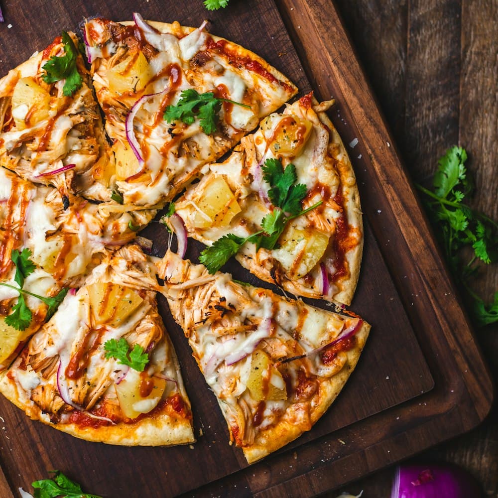 Takeout-ready food plated for pickup orders